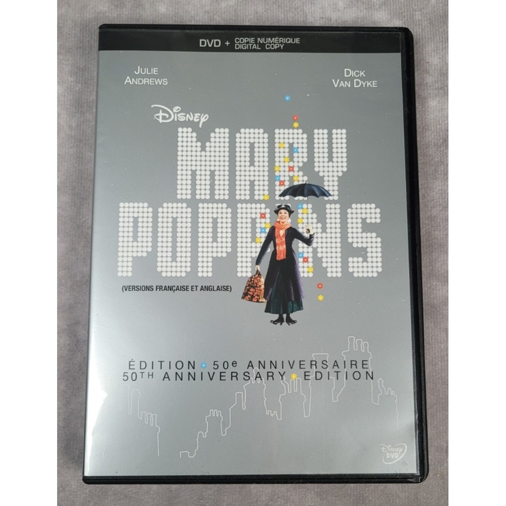 Mary Poppins DVD 50th Anniversary Edition Disney Julie Andrews Family Musical
